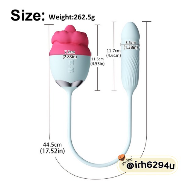 compact dual stimulator with 10 modes