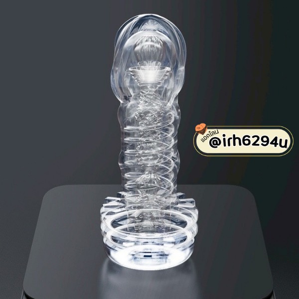 compact see through male masturbator