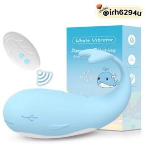 Whale Vibrator เซ็กทอยวาฬพาสเทล พร้อมรีโมทไร้สาย