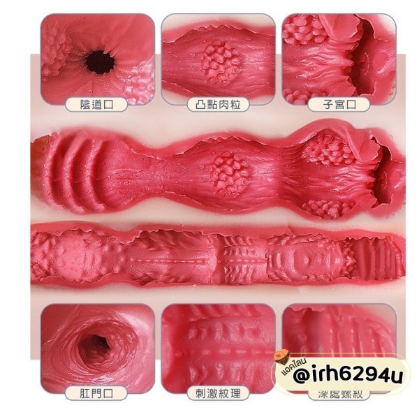 dual entry masturbator 2 in 1 channels