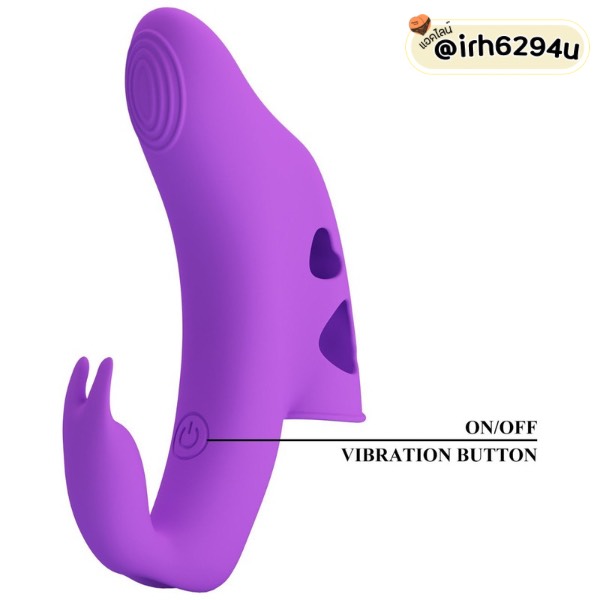 dual vibrating finger sleeve sex toy