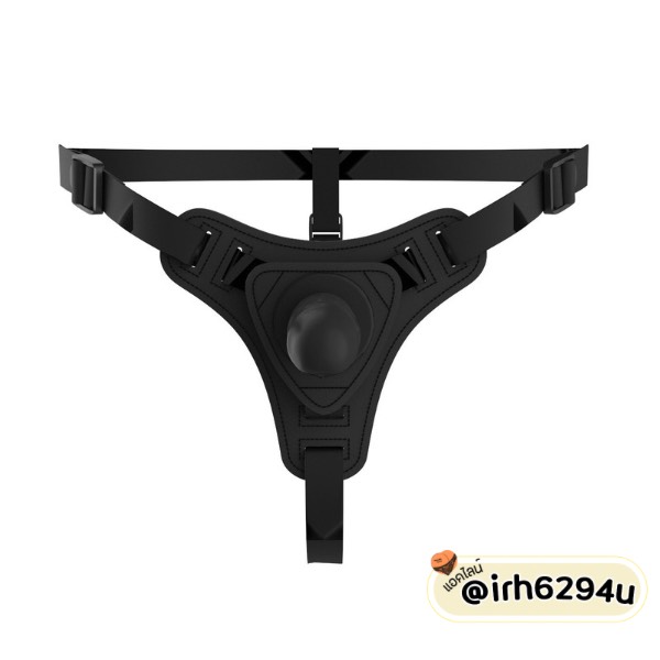 natural feel strap on dildo black set