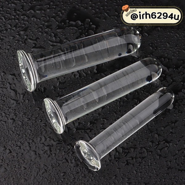smooth transparent glass pleasure wand
