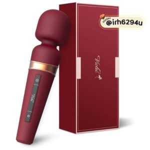 wine red elegant wand vibrator