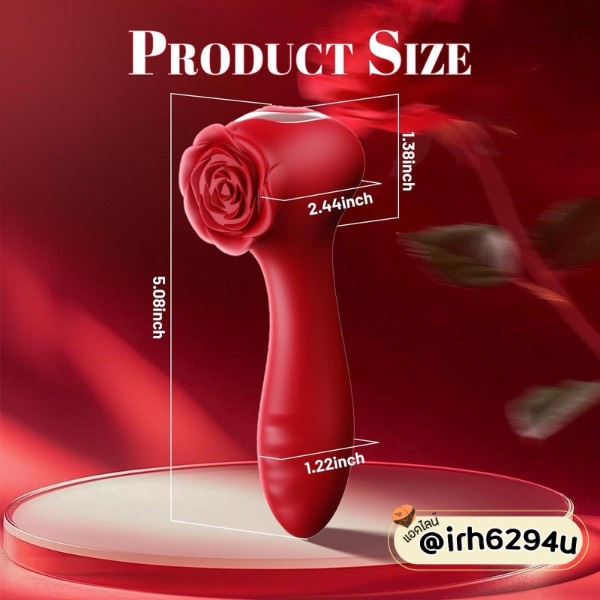 ðđ Rose Hammer Vibrator â āđāļ§āđāļāļĢāđāļāļāļĢāđāļāļĢāļāļāļļāļŦāļĨāļēāļāđāļāļāļĢāļ°āļāļāļāļĢāļ°āļāļļāđāļāļāļļāļāļāļđāđ (Dual Stimulation) - Image 6