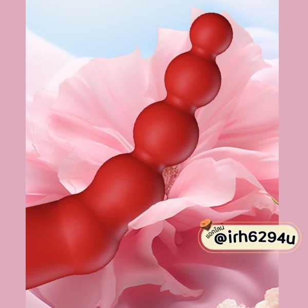 ดิลโด้ซิลิโคนออโต้ 5-in-1 (ดูด + สั่น + ยืด-หด + อุ่น 42°C + ลูกปัดอนัล) - Image 5